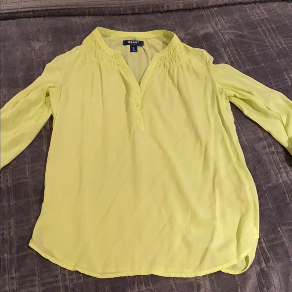 Neon old navy blouse